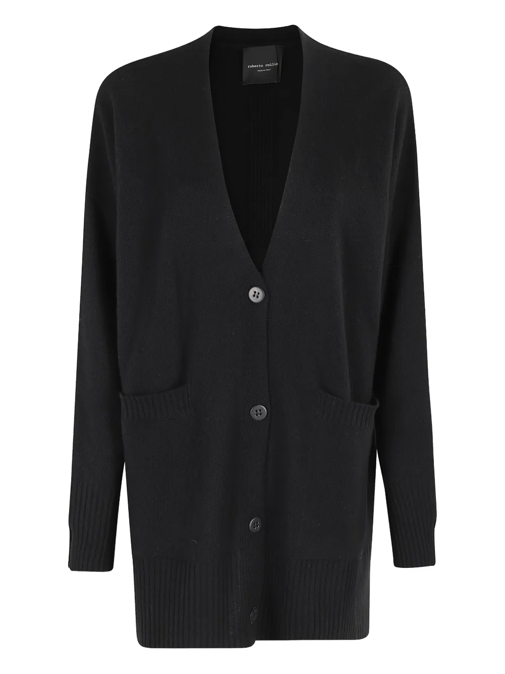 Roberto Collina button-up cardigan Zwart