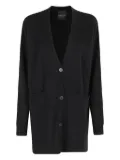 Roberto Collina button-up cardigan - Black