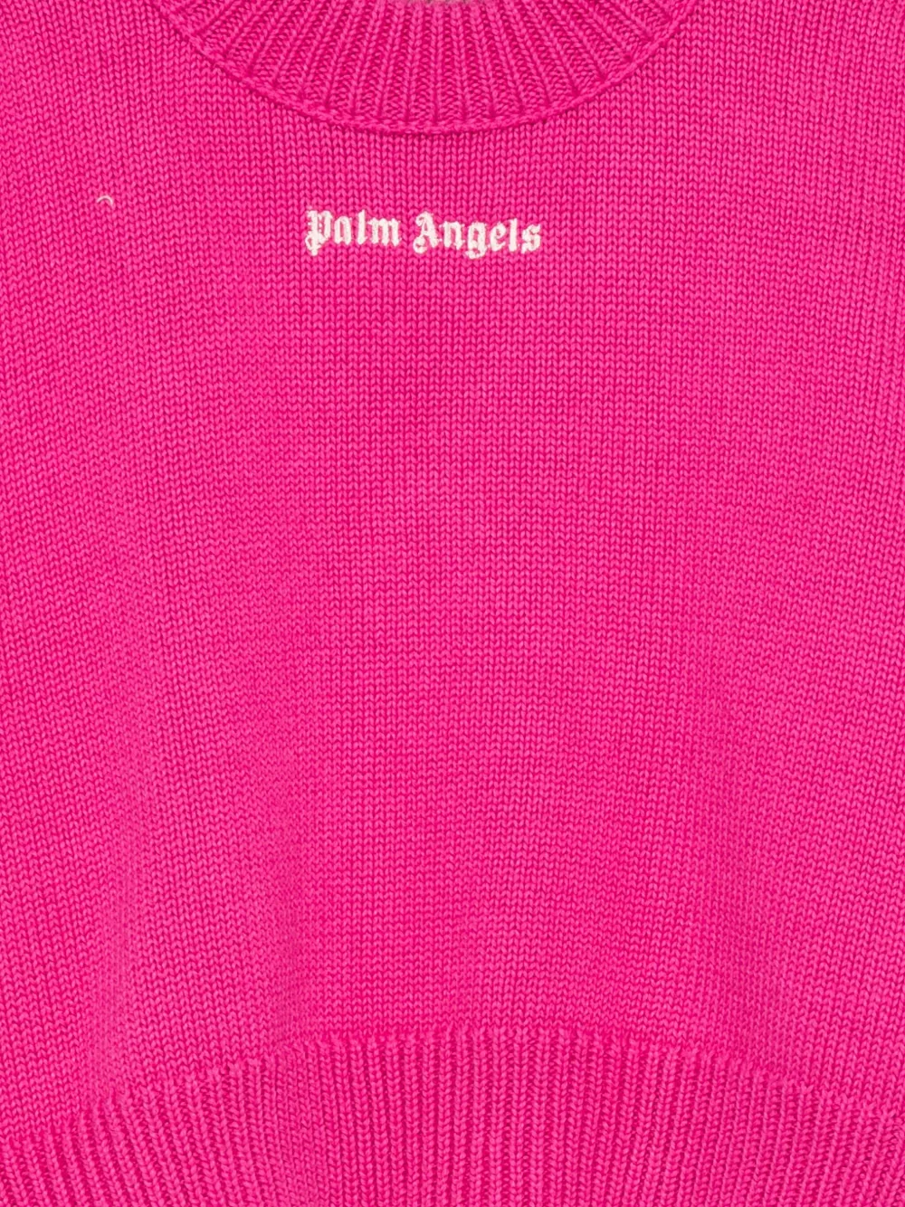 Palm Angels Kids Wollen trui met palmboomprint Roze