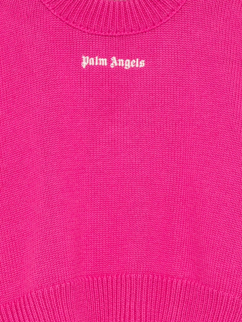 Palm-Tree-Pattern Wool Sweater
