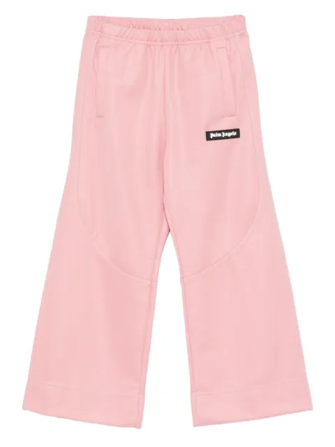 Palm Angels Kids logo-patch track pants