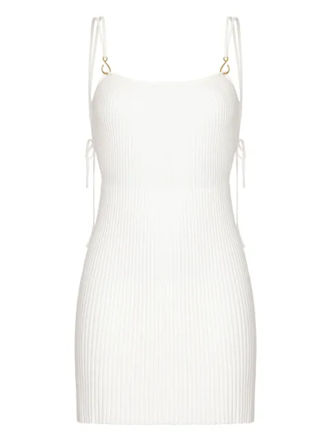 KOROBEYNIKOV vestido corto de canalé