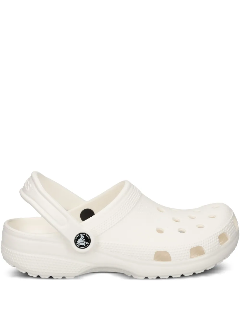 Crocs perforated heel-strap clogs White