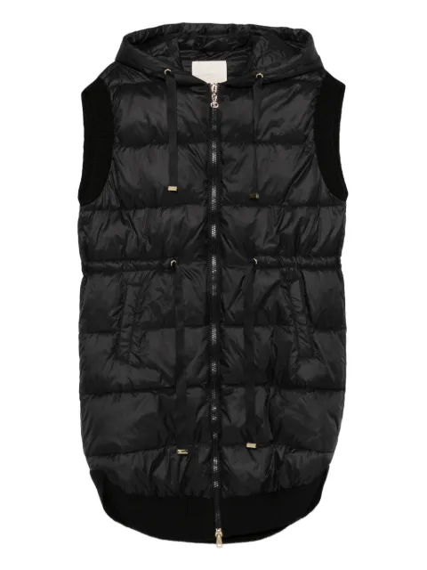 TWINSET hooded quilted vest