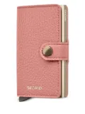 Secrid pebble-leather mini wallet - Pink