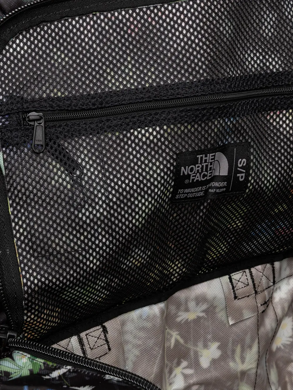 The North Face Duffeltas met bloemenprint Zwart