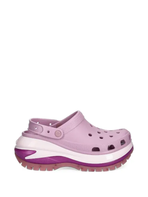 Crocs Classic Mega Crush perforated platform clogs