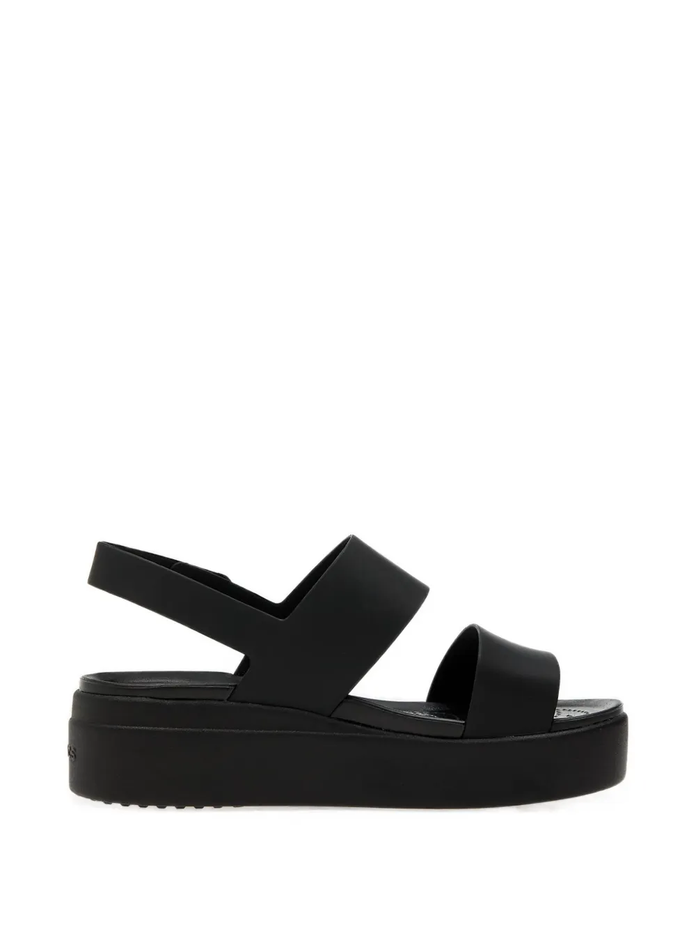 Crocs Sandali Brooklyn con plateau - Nero