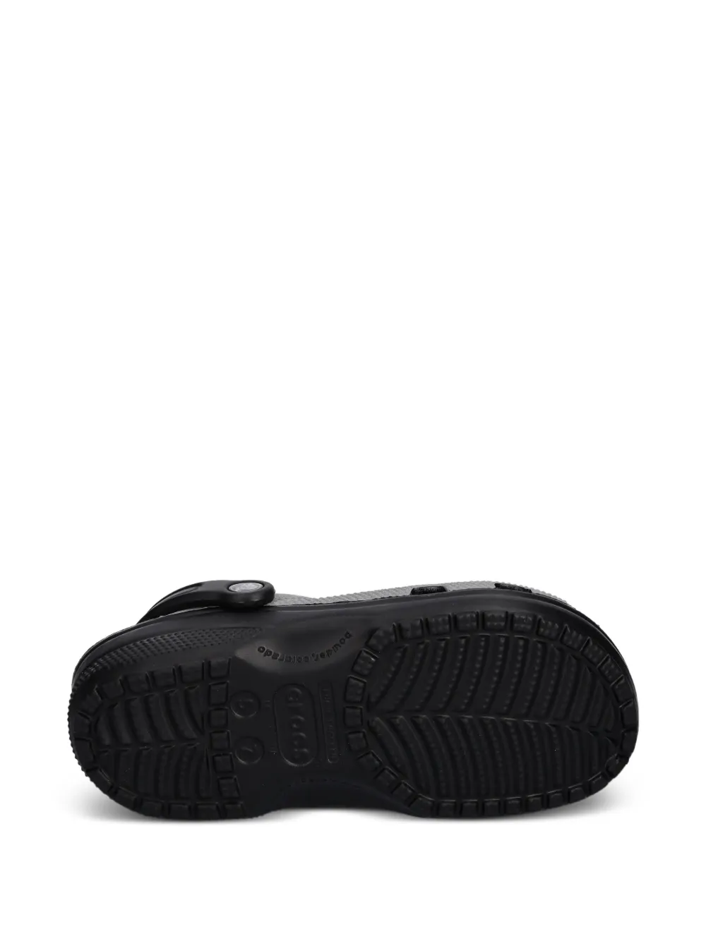 Crocs Slippers met geperforeerde details Grijs