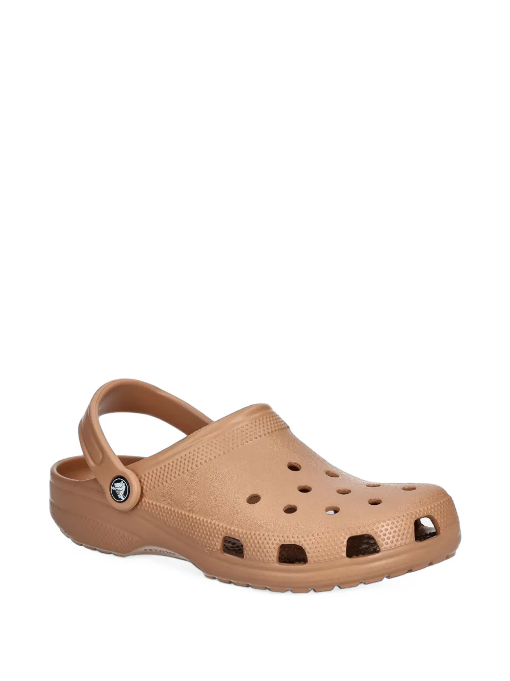 Crocs Perforated Slingback Clogs In Neutral