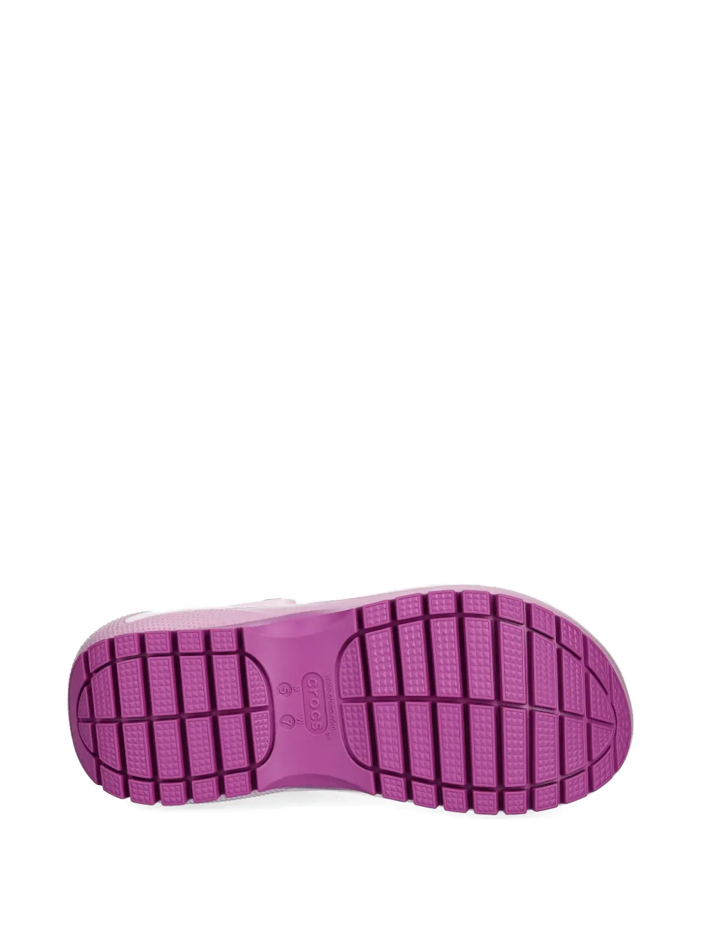 Crocs Sandalen met plateauzool Roze