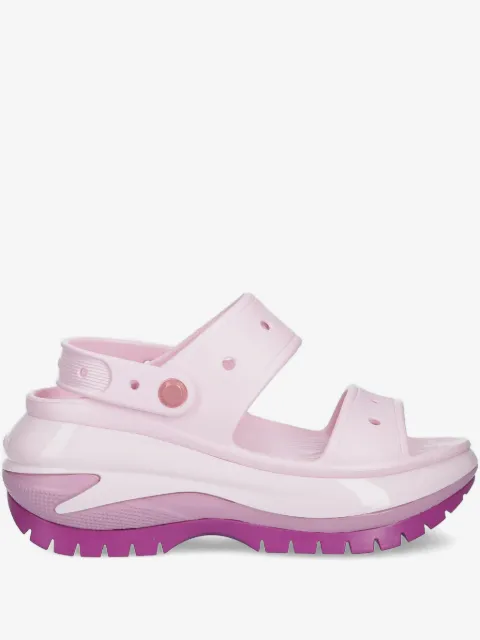 Crocs platform strap sandals