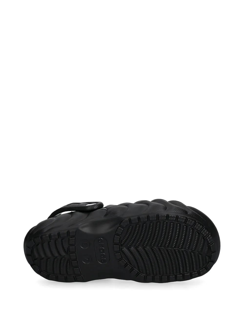 Crocs Overpuff Clog slippers Zwart