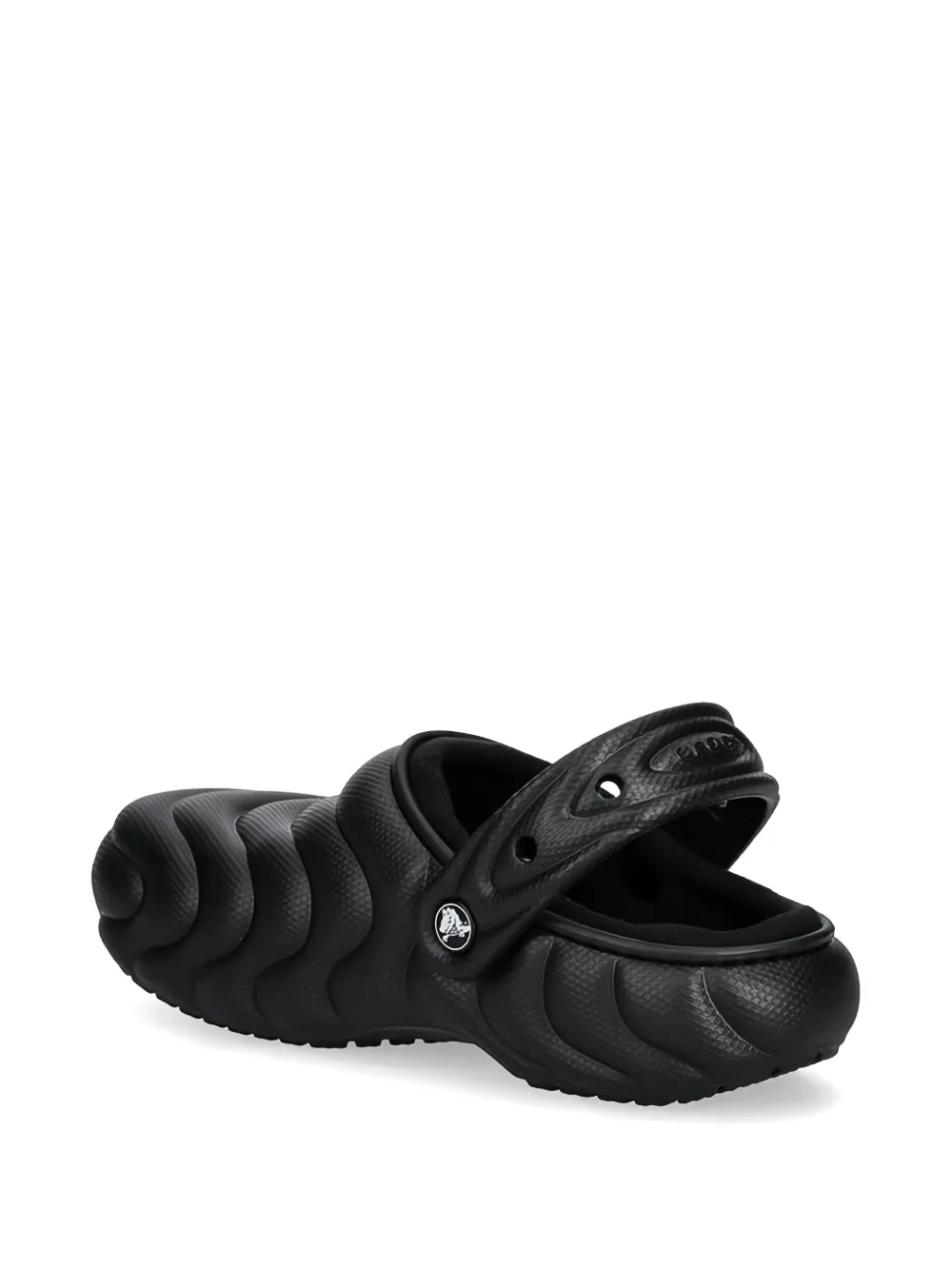 Crocs Overpuff Clog slippers Zwart