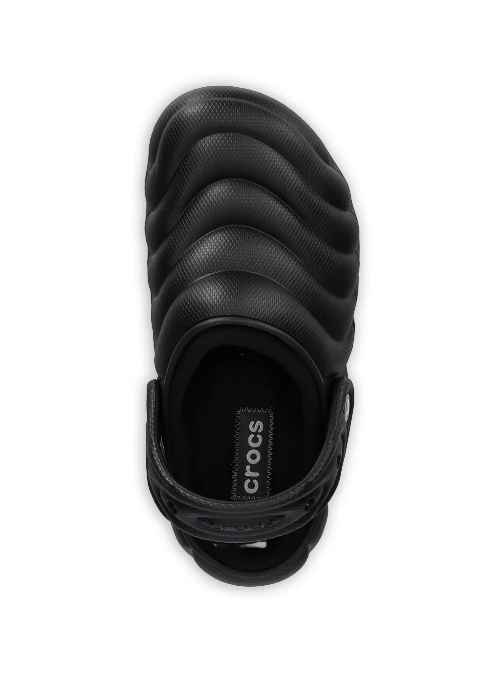 Crocs Overpuff Clog slippers Zwart