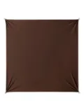 KOROBEYNIKOV square-shaped embellished headscarf - Brown