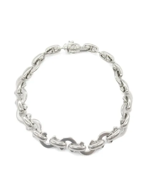 CHANEL Pre-Owned 18K white gold chain bracelet