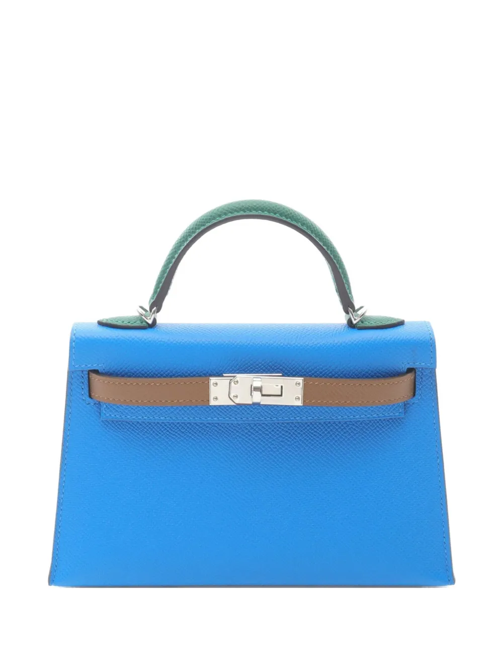 Hermès Pre-Owned 2024 Mini Kelly 2 Tricolor tote bag | Blue | Image 1