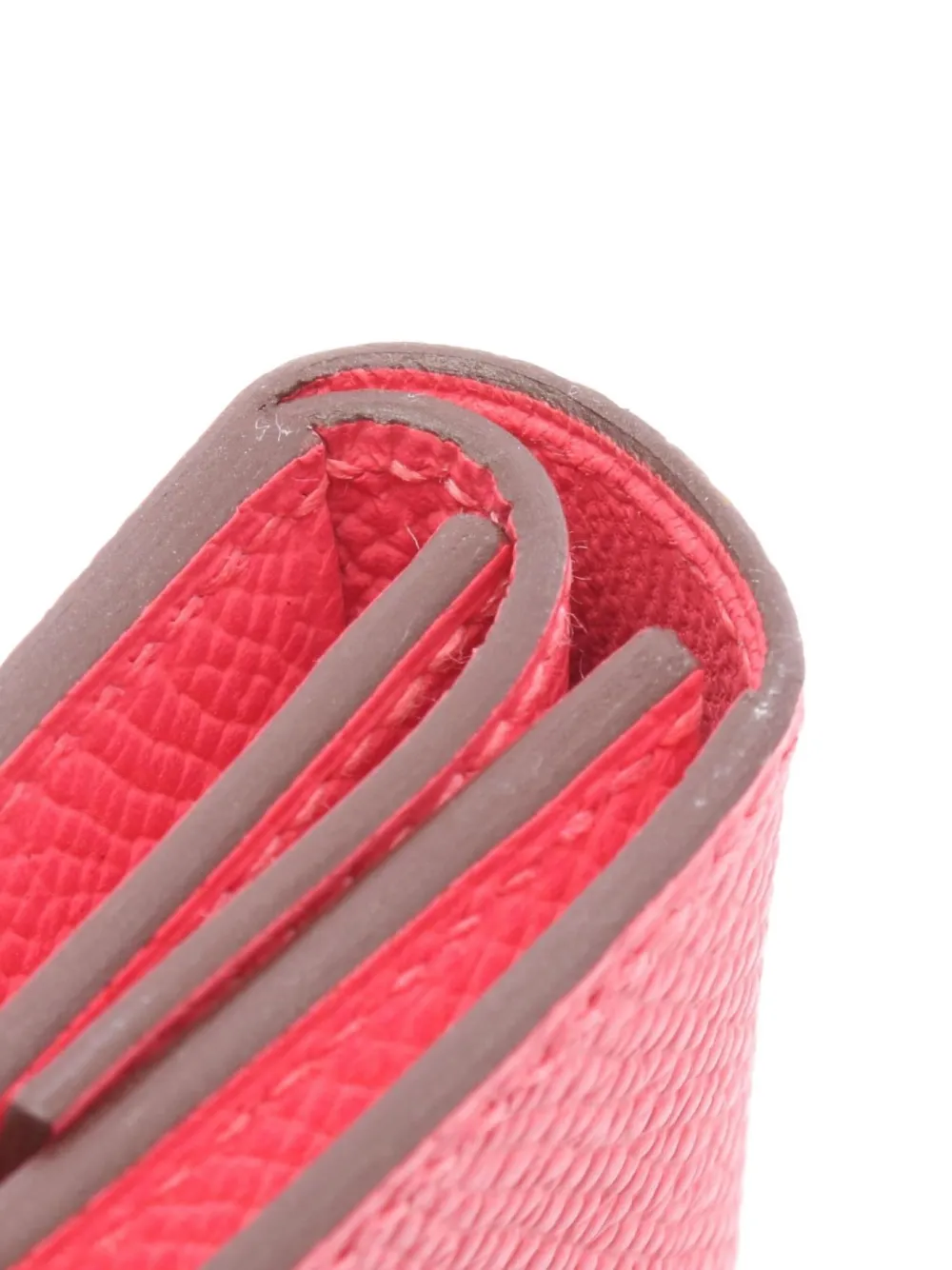 Pre-owned Hermes 2025 Mini Bear Cardcase In Pink