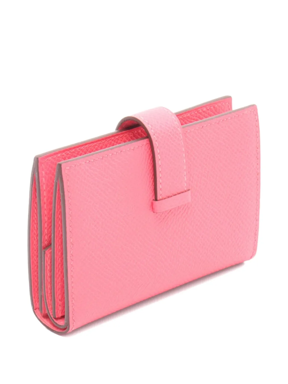 Pre-owned Hermes 2025 Mini Bear Cardcase In Pink
