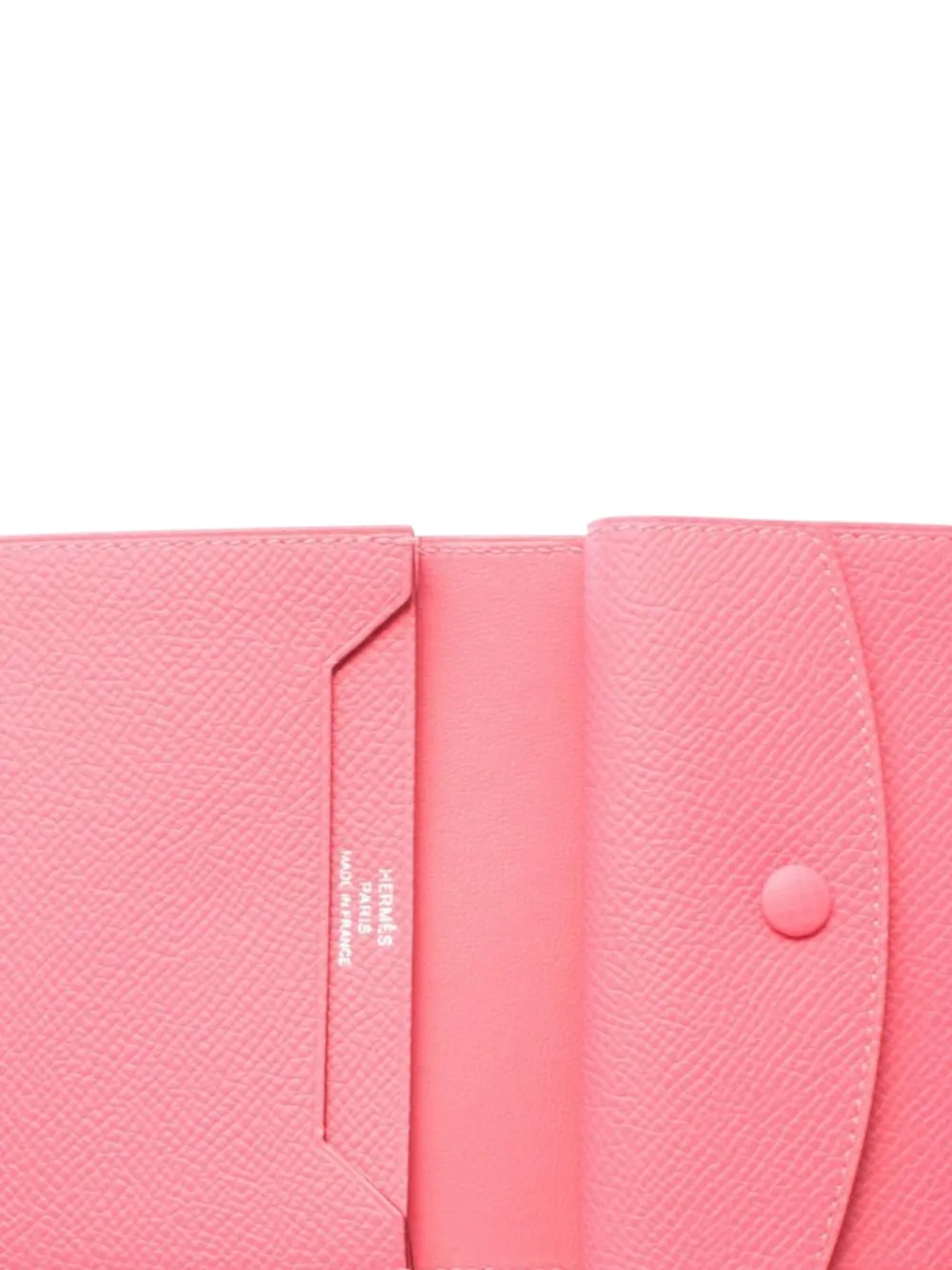 Pre-owned Hermes 2025 Mini Bear Cardcase In Pink
