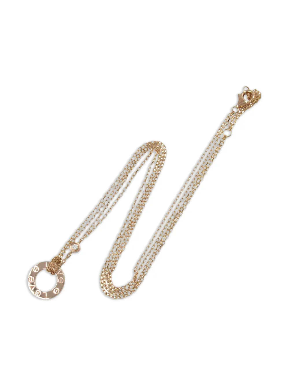Cartier 2010 18kt rose gold Love Circle necklace | Gold | Image 1