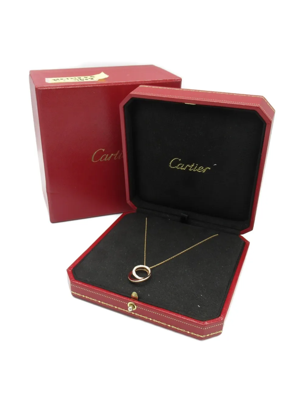 Pre-owned Cartier 2010 18kt Rose Gold Ethancel De Necklace