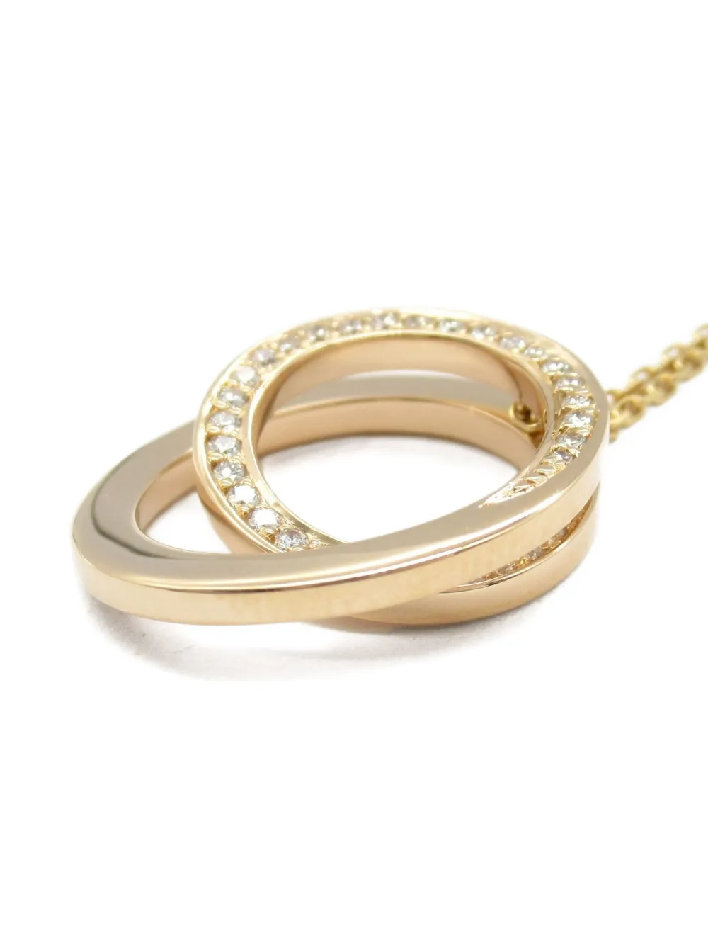 Pre-owned Cartier 2010 18kt Rose Gold Ethancel De Necklace