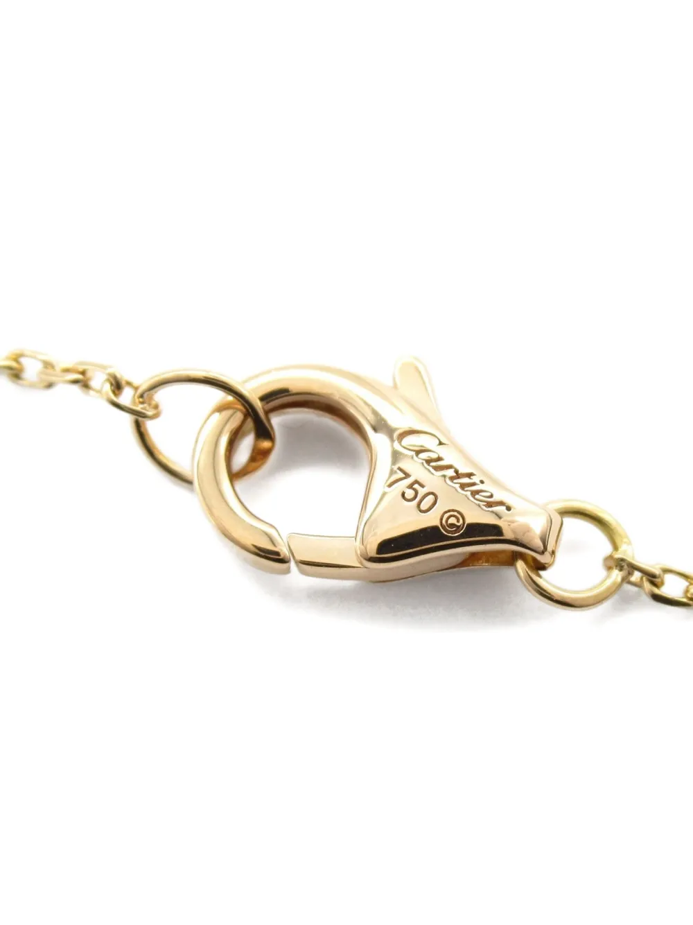 Pre-owned Cartier 2010 18kt Rose Gold Ethancel De Necklace