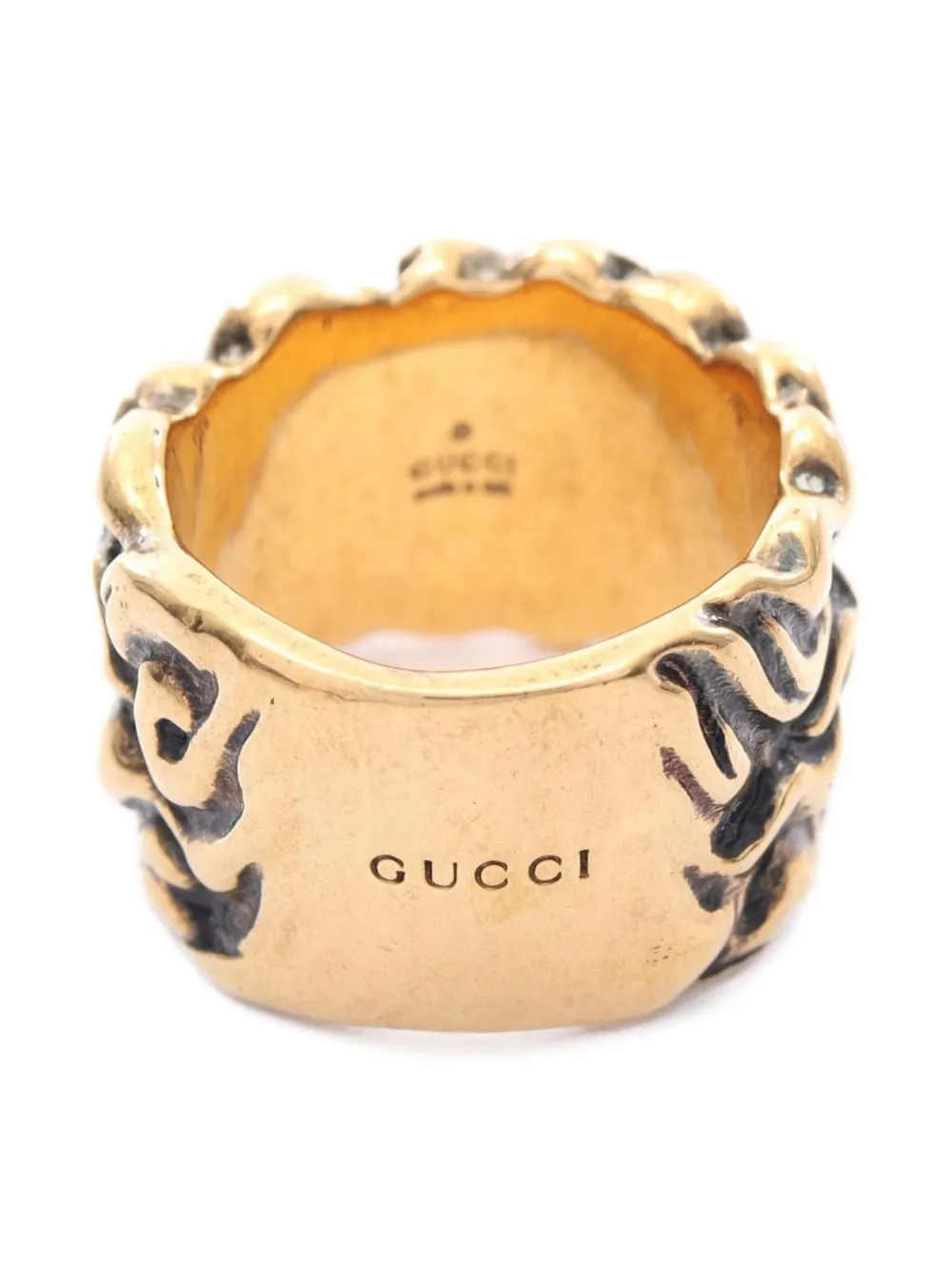 Gucci Pre-Owned 2010s textured ring | Image 2