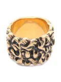 Gucci Pre-Owned 2010s textured ring - Gold