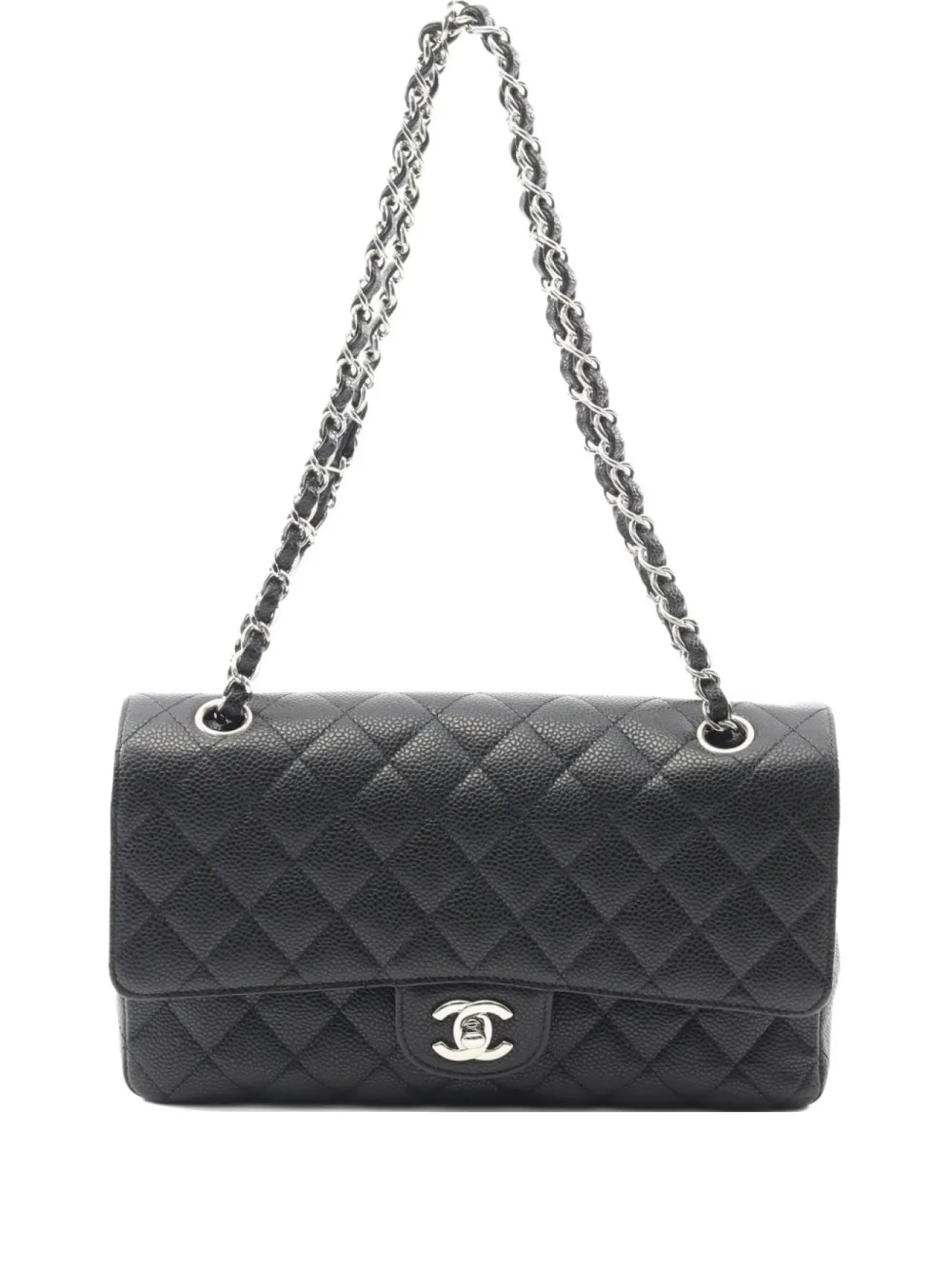 CHANEL Pre-Owned 2009-2010 Double Flap shoulder bag | Black | Image 1
