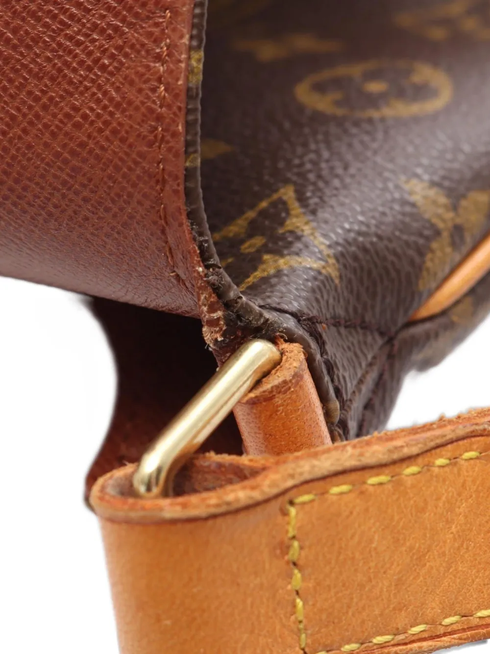 Pre-owned Louis Vuitton 2002 Musette Shoulder Bag In Brown