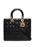 Christian Dior Pre-Owned 1990-2010s large Lady Dior handbag - Black