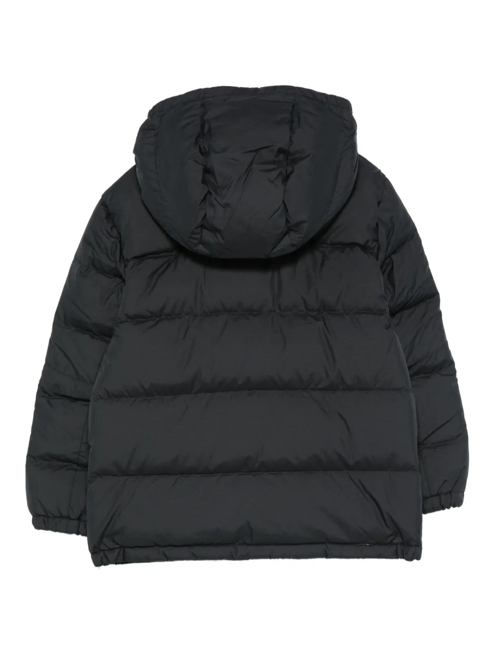 POLO RALPH LAUREN KIDS hooded puffer jacket Zwart