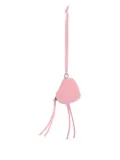 Balenciaga heart-shaped leather keyring - Pink