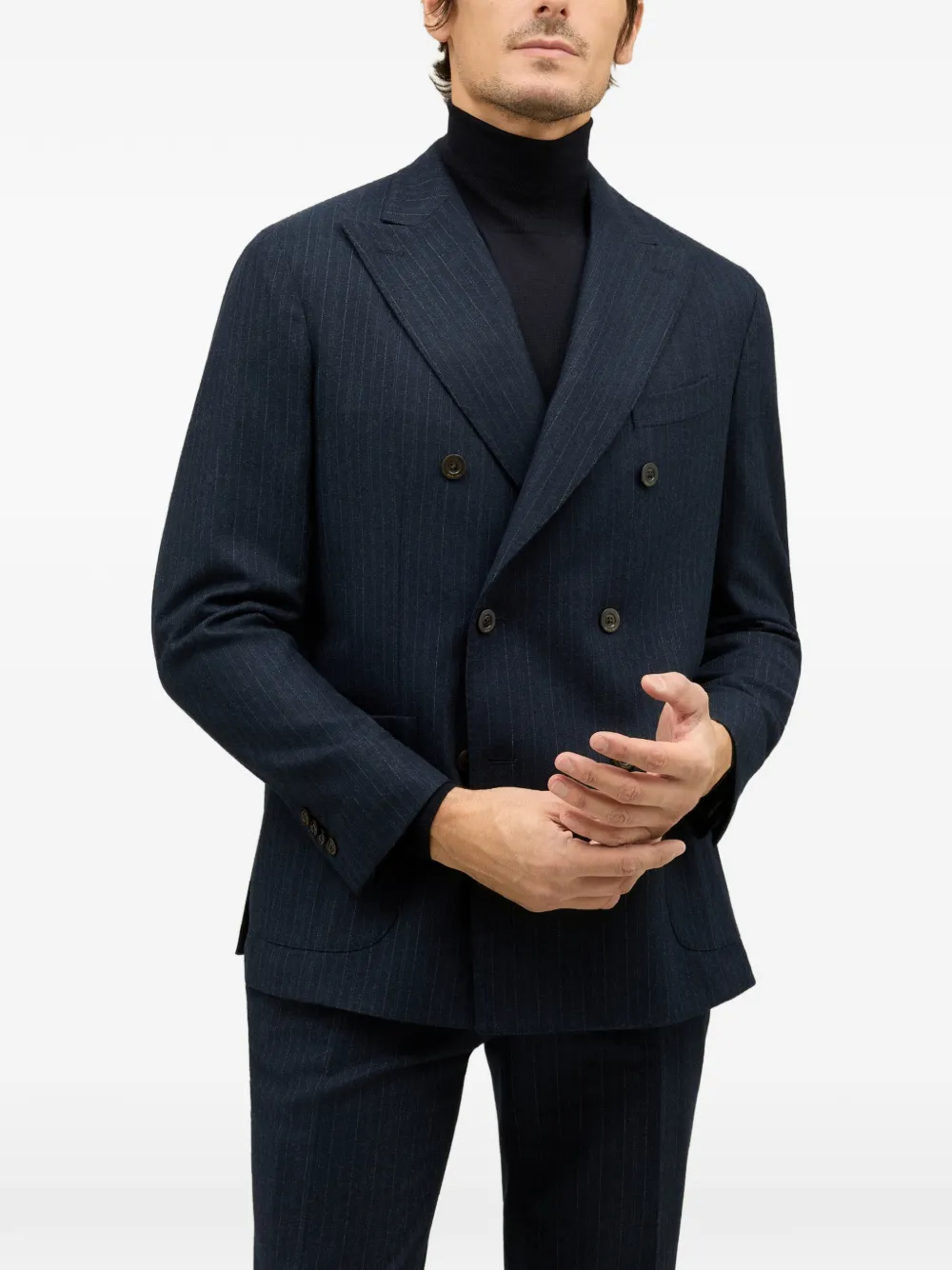 Boglioli K-Suit double-breasted suit Blauw