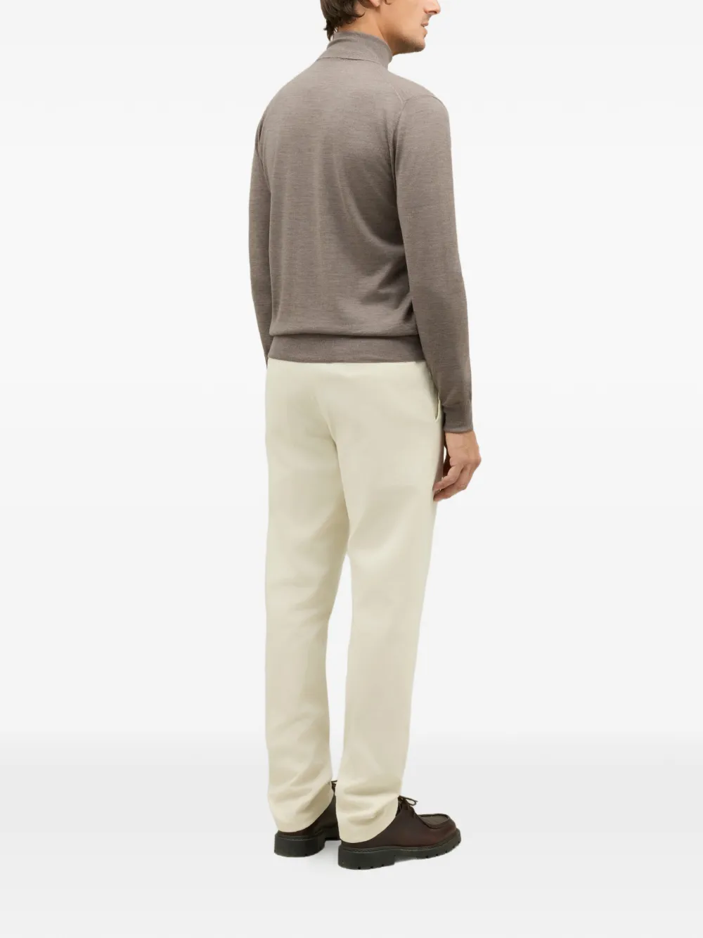 Boglioli roll-neck T-shirt Grijs