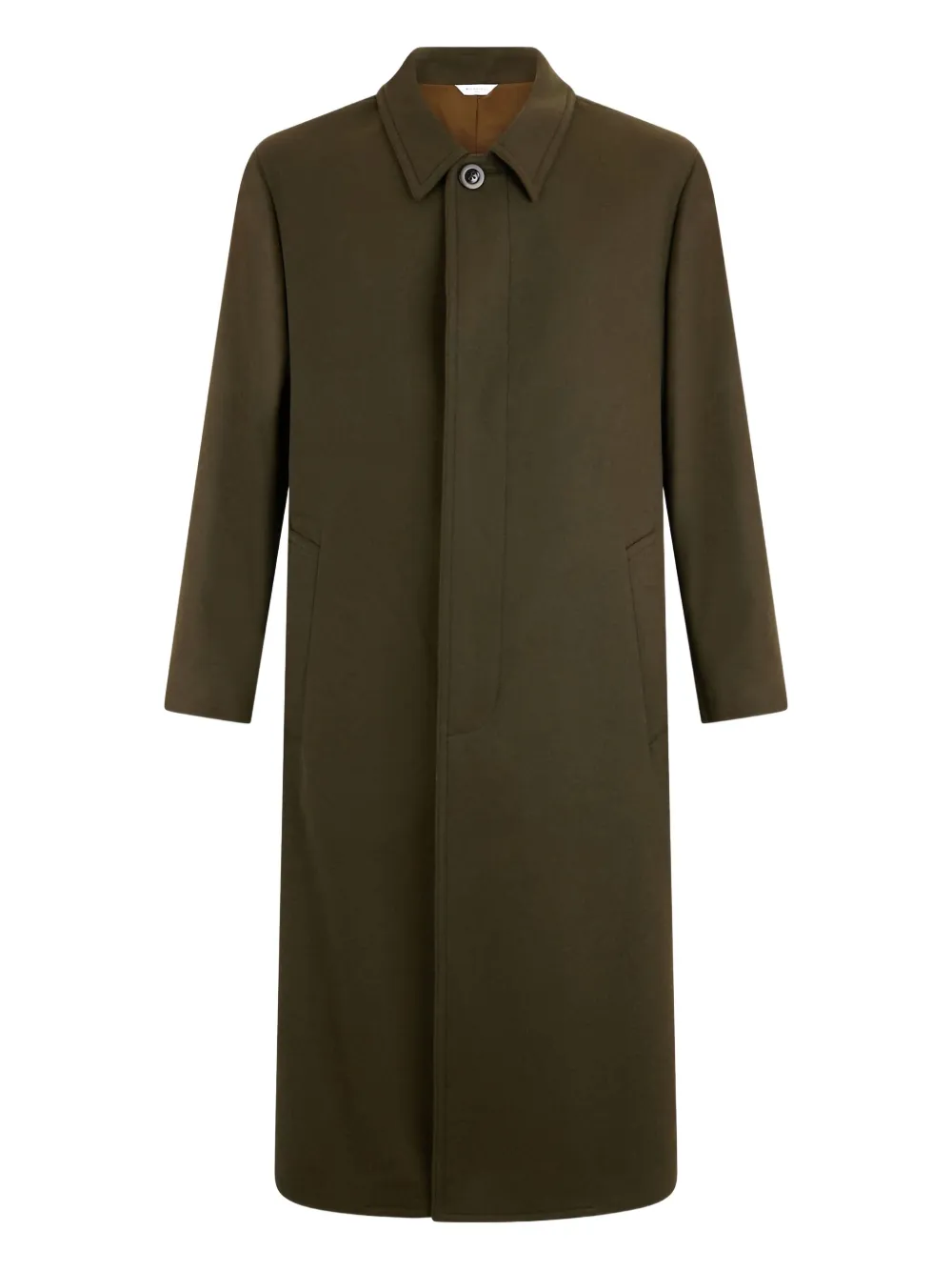 Boglioli buttoned coat | Green | Image 1