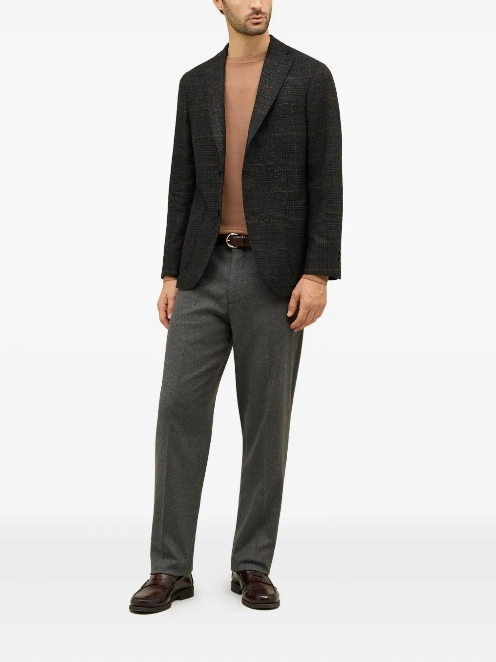 Boglioli check-pattern two-button blazer | Suit & Dinner Jackets | Image 2