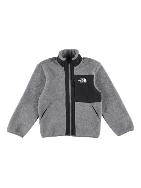 The North Face Kids zip-up fleece jacket