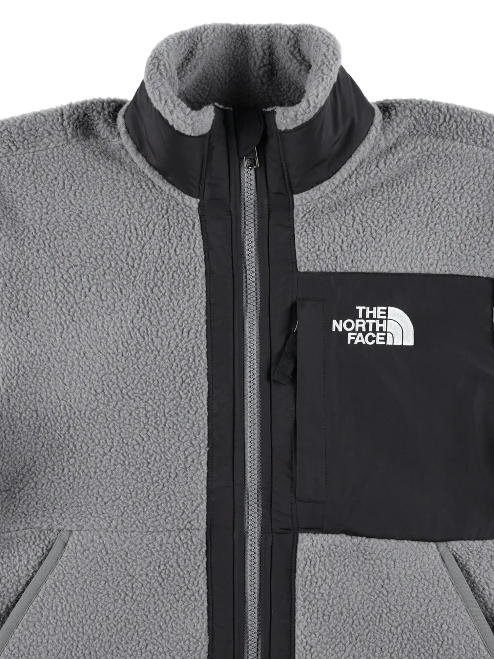 The North Face Zip-up Fleece Jacket In Gray