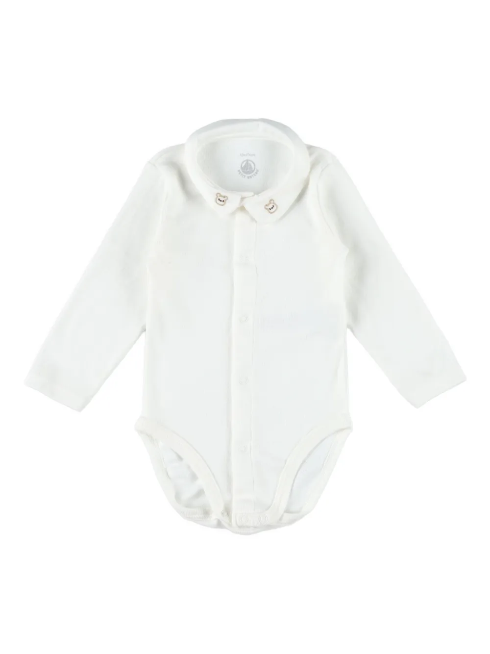 Petit Bateau Bear-print Trousers Set (pack Of Three) In White
