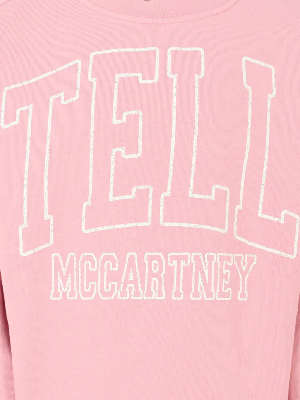 Stella McCartney Kids cotton sweatshirt Roze
