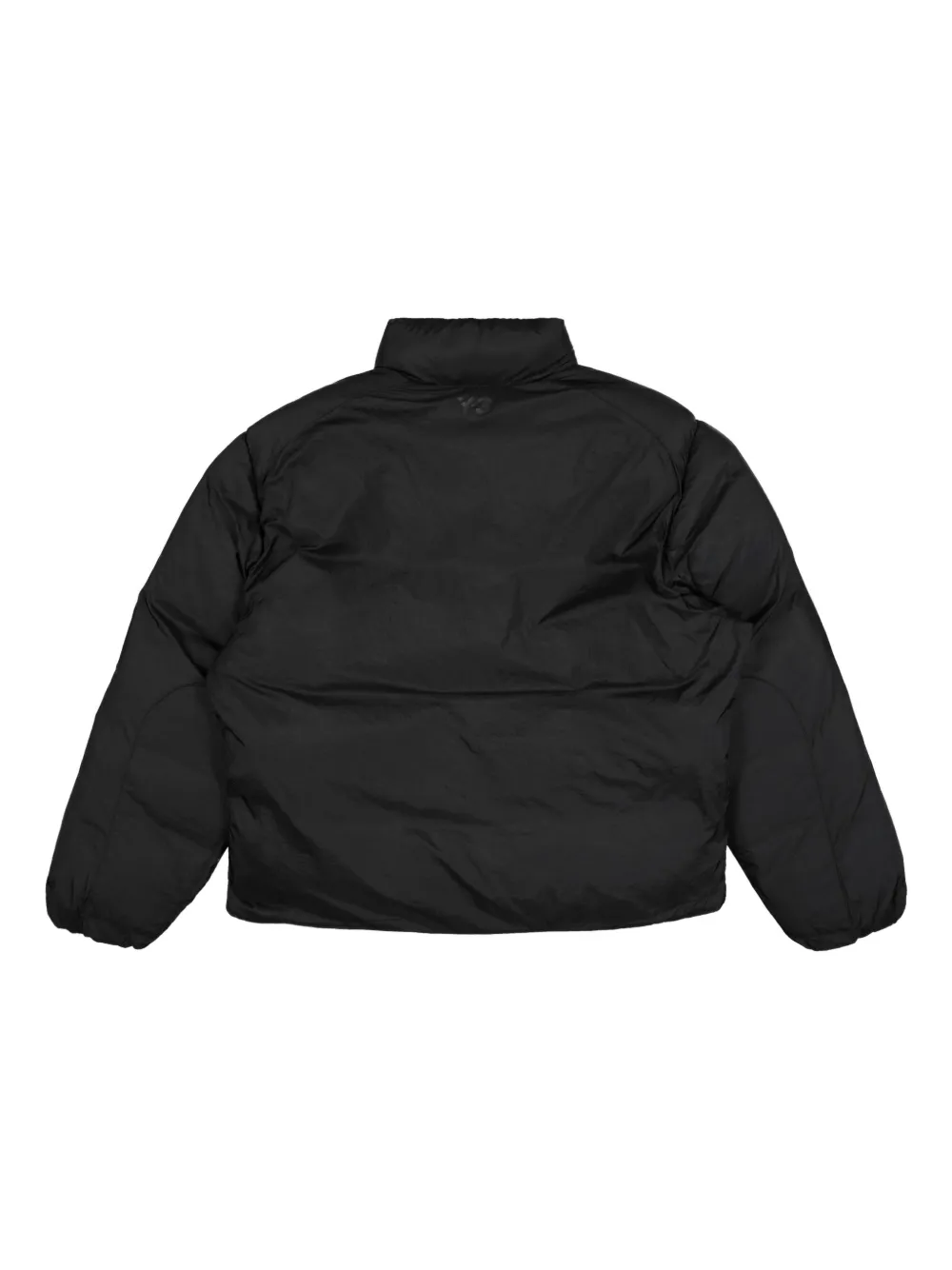 Y-3 high-neck puffer jacket Zwart