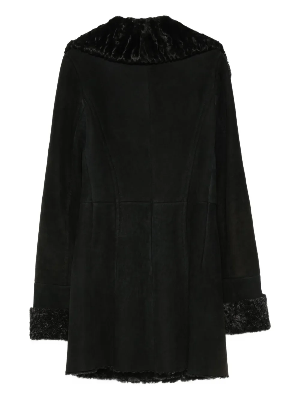 Prada Pre-Owned 2000s mantel met dubbele rij knopen - Zwart
