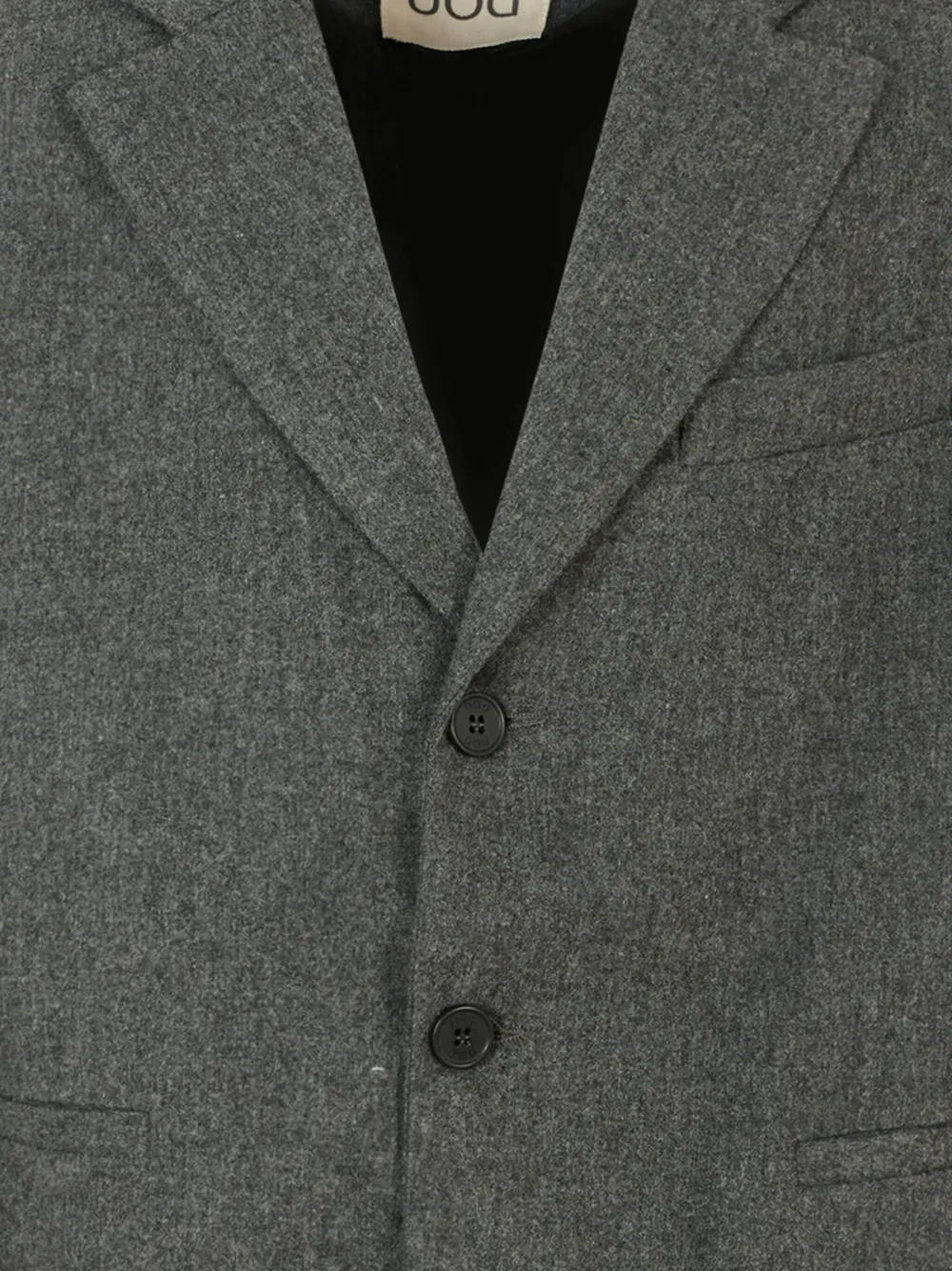 Douuod Kids three-button wool blazer Grijs