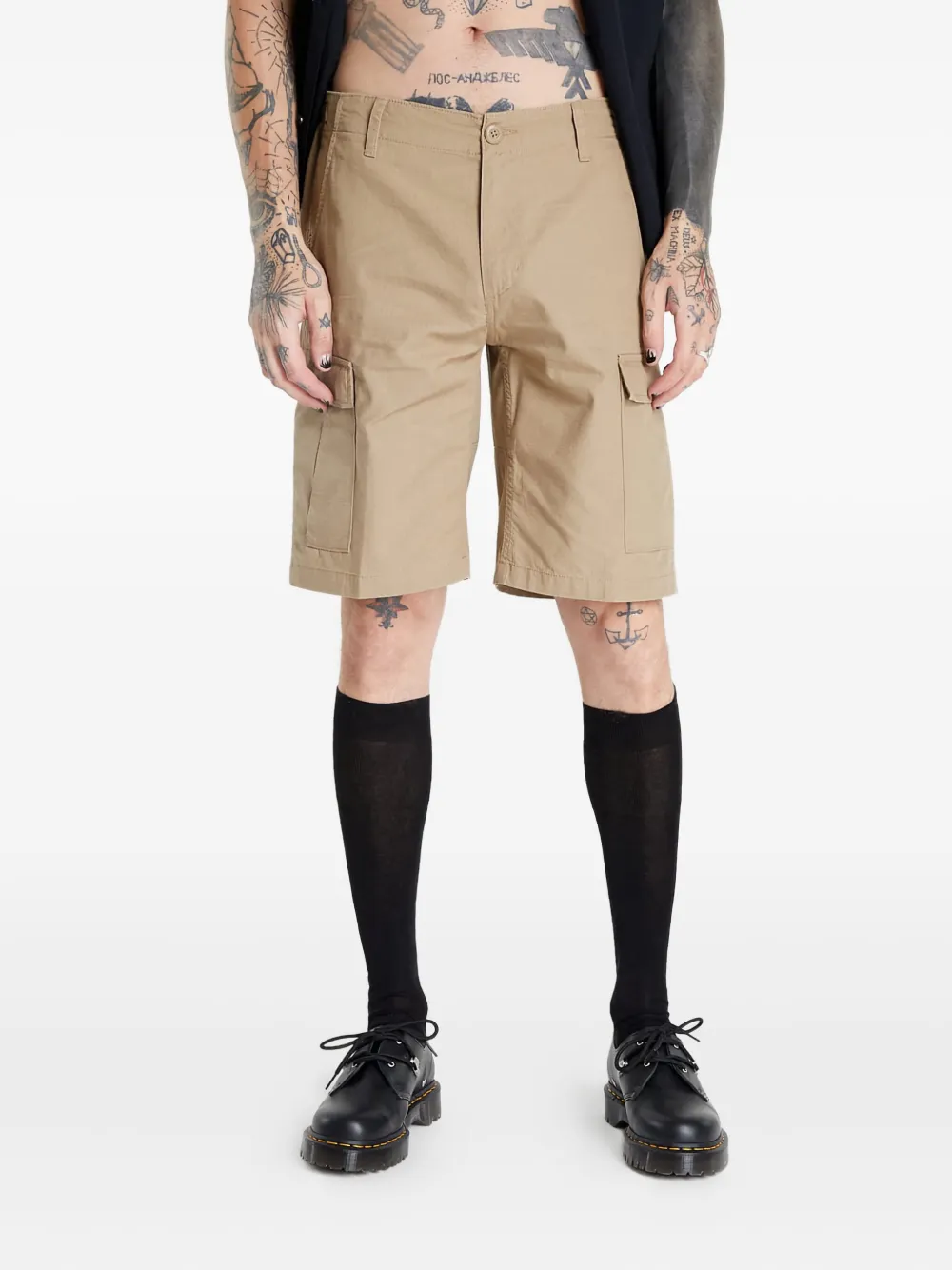 Carhartt WIP cargo-pocket shorts Beige