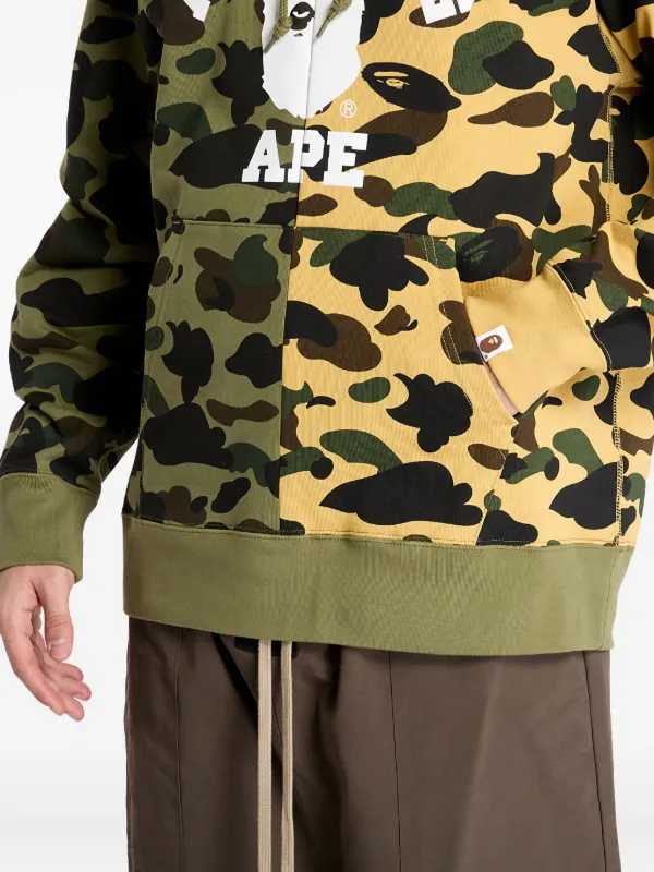 A Bathing Ape カモフラージュパーカー M A BATHING APE 迷彩柄
