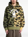 A BATHING APE® camo-print hoodie - Green
